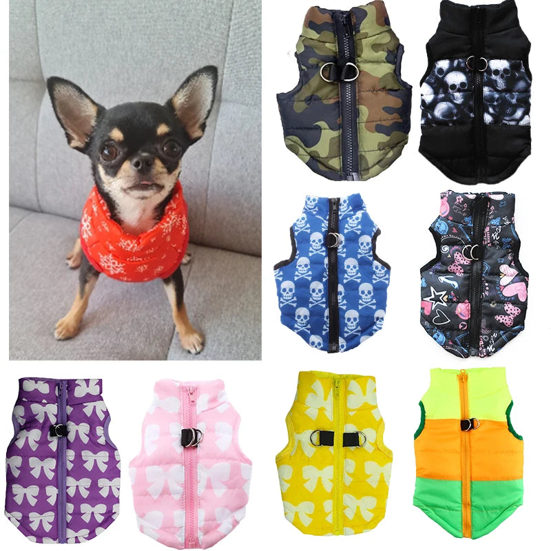 Dog Clothes for Small Dogs Yorkia Mini Chihuahua Dog Clothes Winter Cat Jacket Coat for Pug Puppy down Coat Sphynx Pets Apparel