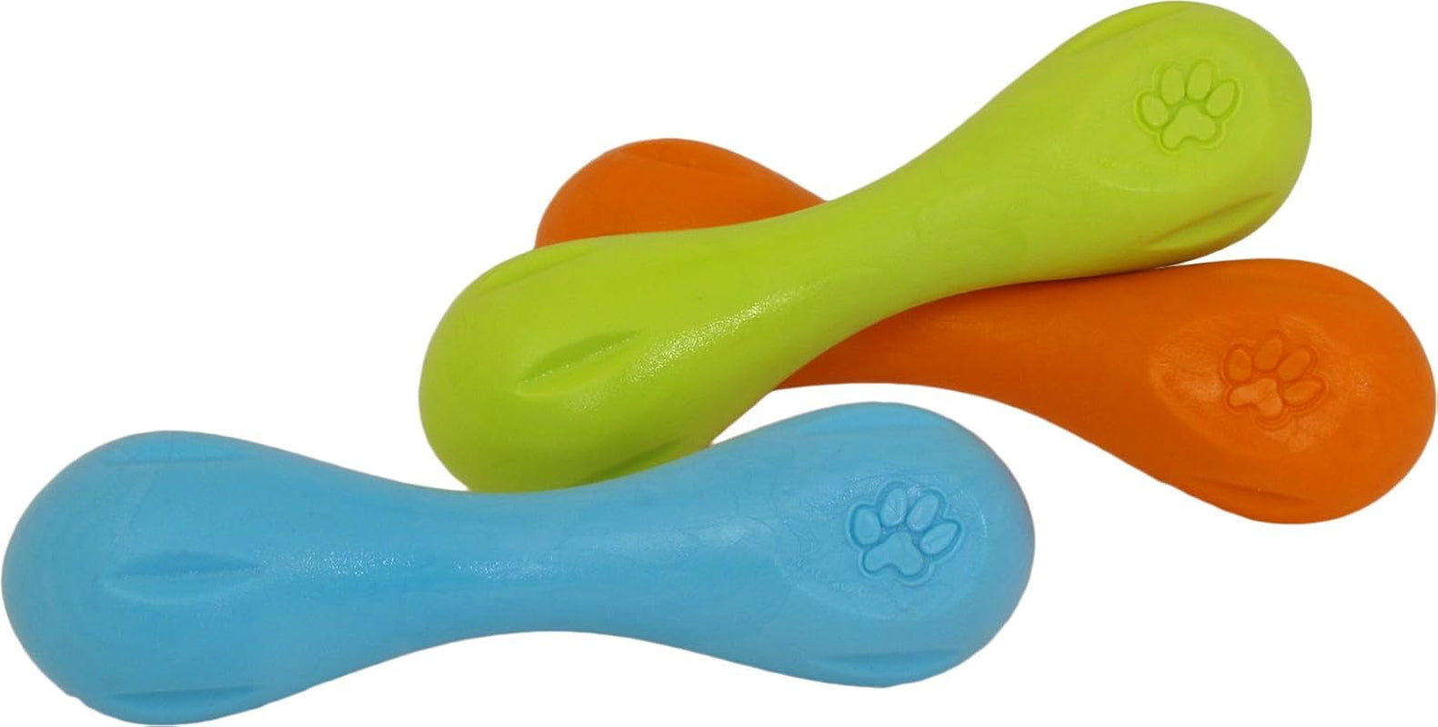 Zogoflex Hurley Dog Bone Chew Toy – Floatable Pet Toys for Aggressive Chewers, Catch, Fetch – Bright-Colored Bones for Dogs – Recyclable, Dishwasher-Safe, Non-Toxic, Small, Aqua