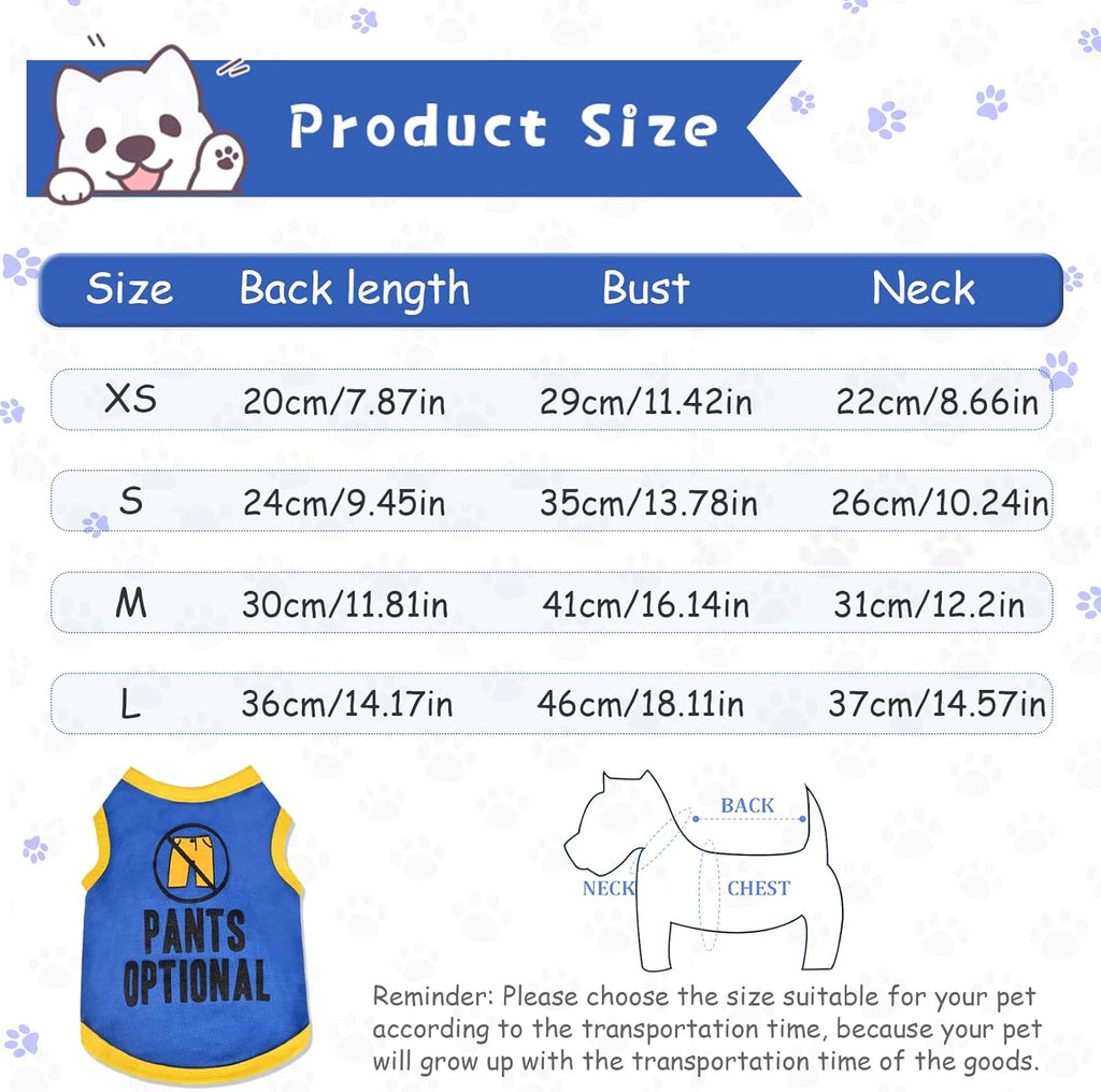 Pet Dog Clothes for Small Dogs Girl Boy 3 Piece Puppy Shirt Male Female Outfits  Cat Clothing Apparel for Teacup Rench Bulldog Yorkie Breed (S)