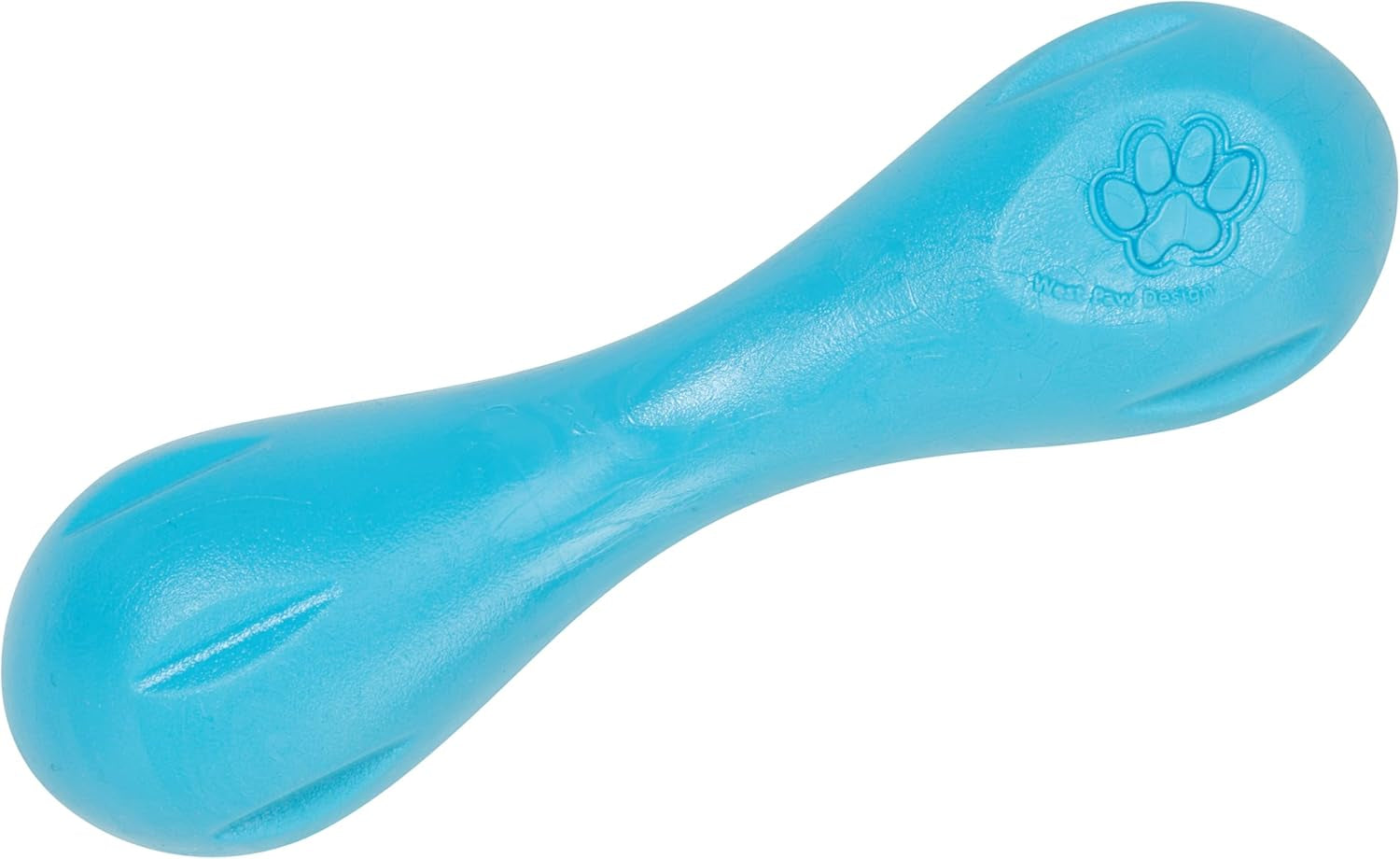 Zogoflex Hurley Dog Bone Chew Toy – Floatable Pet Toys for Aggressive Chewers, Catch, Fetch – Bright-Colored Bones for Dogs – Recyclable, Dishwasher-Safe, Non-Toxic, Small, Aqua