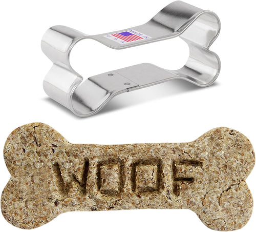Ann Clark Dog Bone Cookie Cutter, 3-1/4" Made in USA