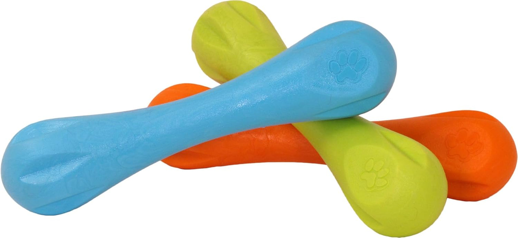 Zogoflex Hurley Dog Bone Chew Toy – Floatable Pet Toys for Aggressive Chewers, Catch, Fetch – Bright-Colored Bones for Dogs – Recyclable, Dishwasher-Safe, Non-Toxic, Large, Aqua