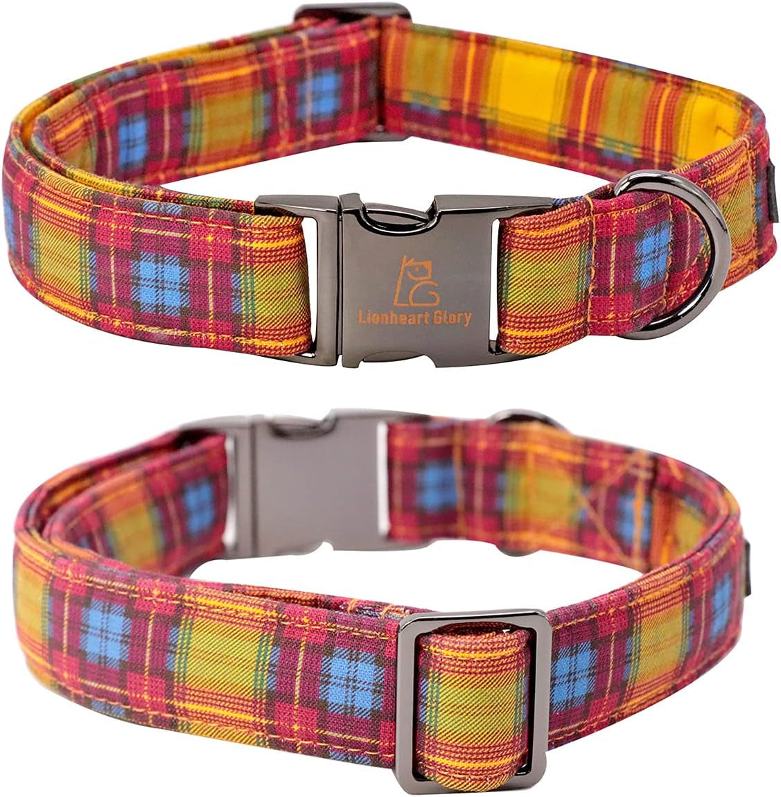 Fall Dog Collars, Soft Bowtie Dog Collar, Puppy Collar Adjustable Heavy Duty Dog Collar with Bow for Medium Dogs