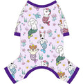 Dog Pajamas Pjs Spring Summer Dog Clothes for Small Dogs Girl Boy, Soft Stretchy Tiny Chihuahua Yorkie Puppy Clothes Doggie Onesies Cat Pet Jammies Outfit, Mermaids