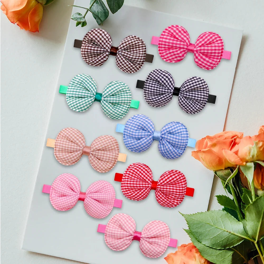 50/100Pcs Small Dog Cat Bow Tie Stripe Pet Dog Bowties Collar Dog Fashion Grooming Accessoreis Cute Dogs Supplies for Small Dogs