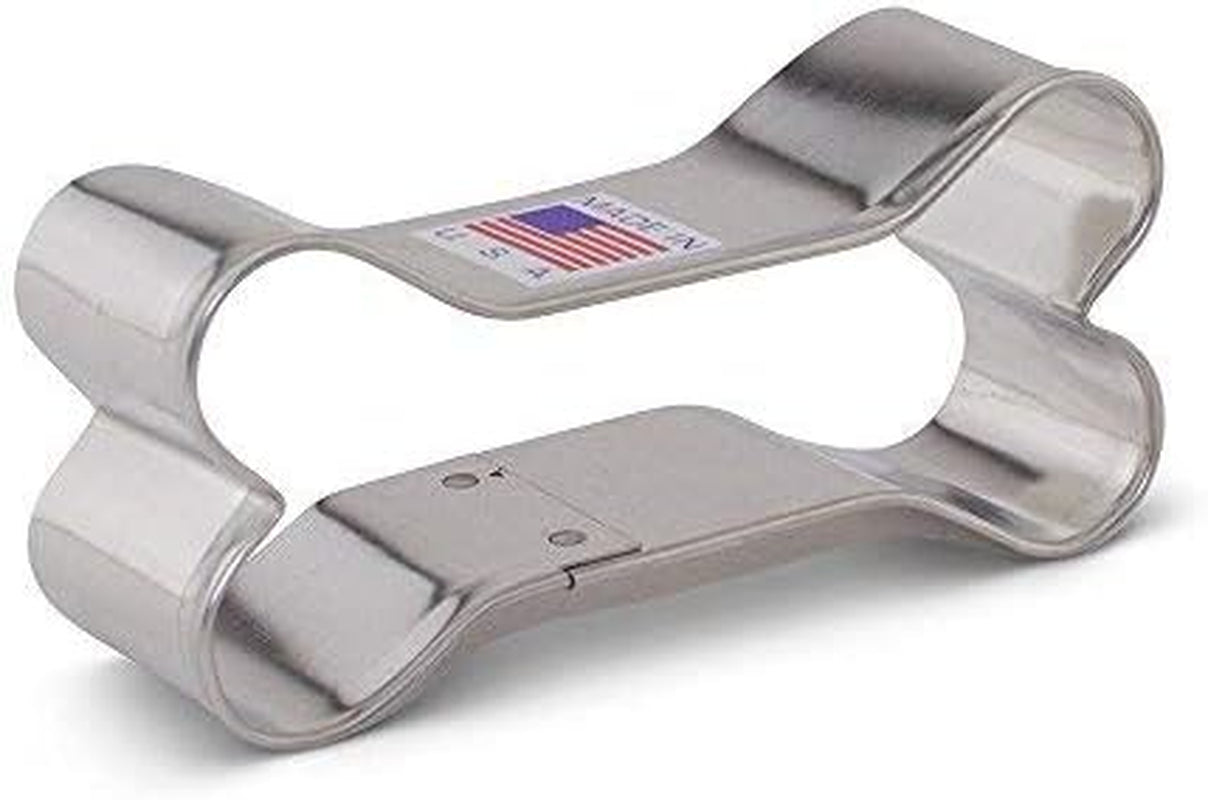 Ann Clark Dog Bone Cookie Cutter, 3-1/4" Made in USA
