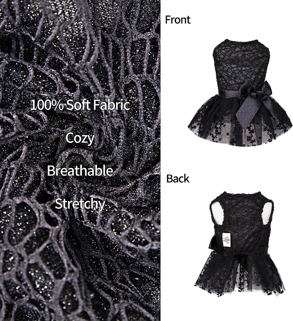 Dog Birthday Dress Girl Puppy Skirt Tutu Cat Wedding Outfit Pet Party Clothes for Small Dogs Costume DD15XXS