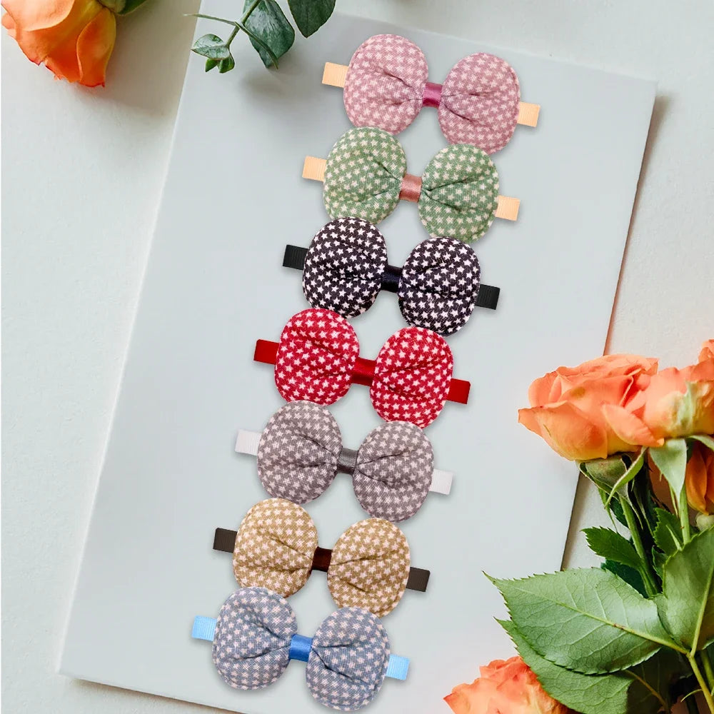 50/100Pcs Small Dog Cat Bow Tie Stripe Pet Dog Bowties Collar Dog Fashion Grooming Accessoreis Cute Dogs Supplies for Small Dogs