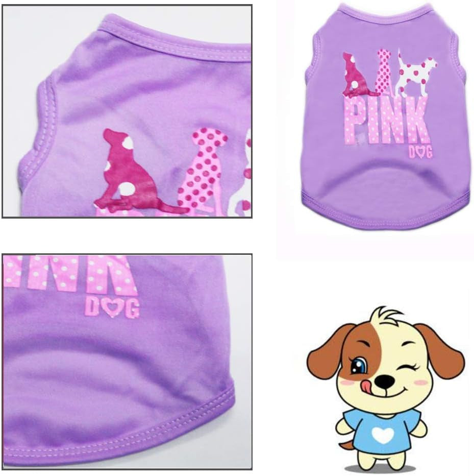 Dog Shirt for Small Medium Dog Boy|Girl Dog Clothes for Puppy Cat Christmas New Year Apparel Cute Fashion Female Small Dog Outfit